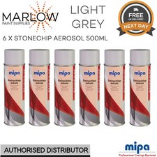 6 X MIPA STONECHIP LIGHT GREY