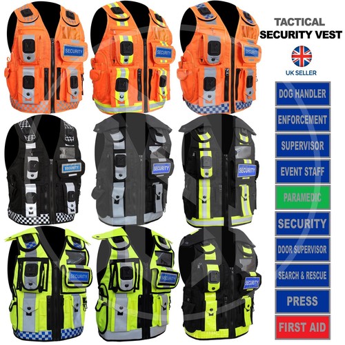 Viz security vest tactical - hi,