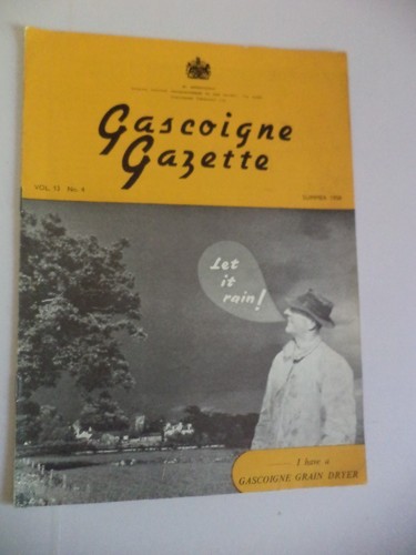 Gascoigne gazette old vintage - gascoigne,