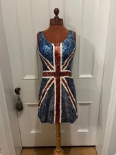 Ginger Spice Beaded Union Jack
