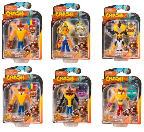 Crash bandicoot action figure - crash,