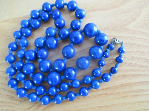 Vintage long graduated - vintage, blue
