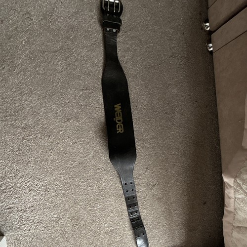 Weider leather powerlifting - leather,