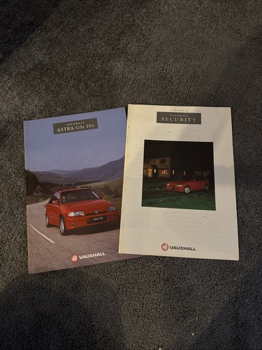 Vauxhall astra gsi catalogues - astra,