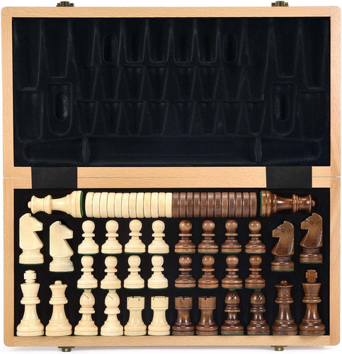 Wooden chess checkers - chess,