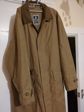 Excellent Condition Baracuta Trench Coat Quilted/Fleece Lined Leather Collar M