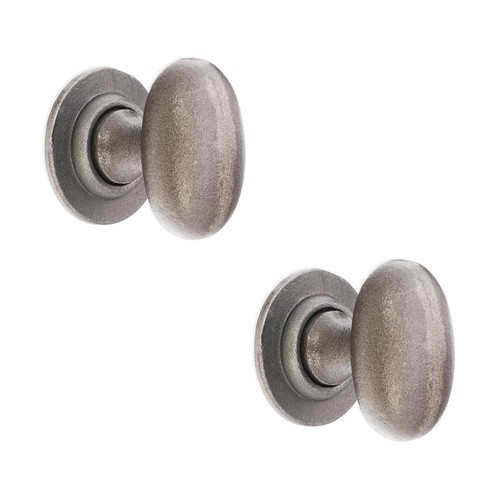 Door knobs oval shape cast - knobs,