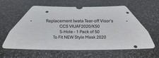 Replacement Tear Off Visor to