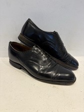 Church's Branded Heels Brogue Style Smart Shoes Mens Size UK 10 F Black