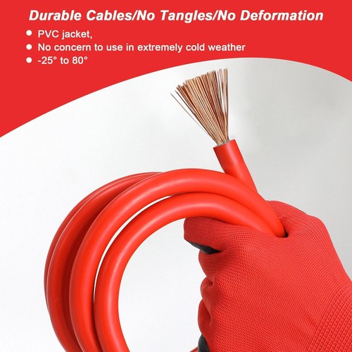 Heavy duty jump leads - 4m,