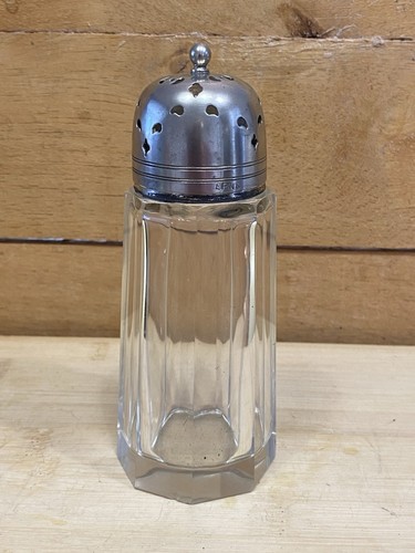 Vintage glass sugar - glass,