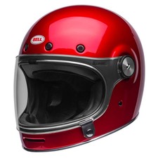 Bell Bullitt Full-Face Motorcycle Helmet Candy Red Retro