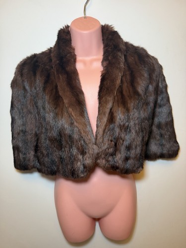 Vintage real fur cropped - vintage,