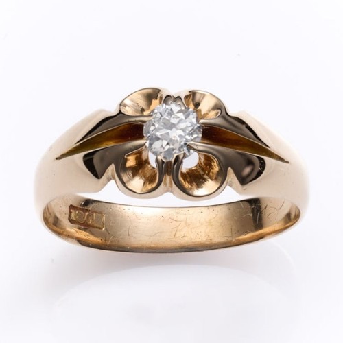 18ct yellow gold antique - 18ct,