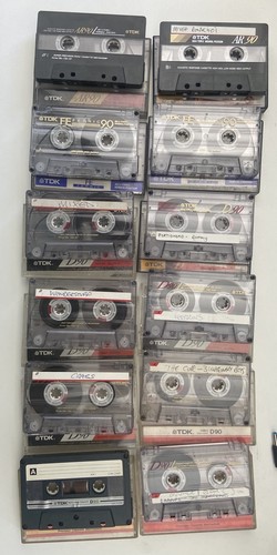 Used tdk blank cassette - x,