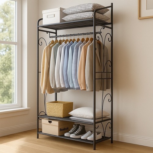 Heavy duty large metal clothes - duty,