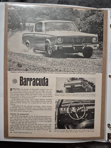 1966 plymouth barracuda - plymouth,