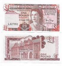 Gibraltar 1 Pounds 1988 UNC P20