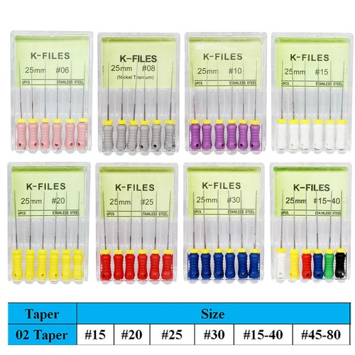 File dental endodontic root - k-file,