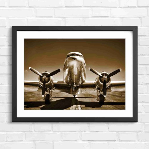 Retro vintage airplane - retro,