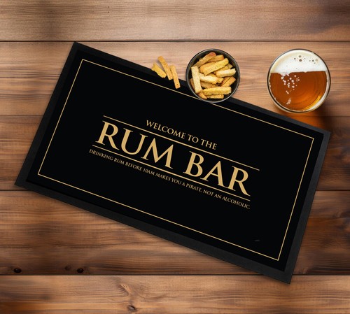 Welcome the rum - welcome, bar