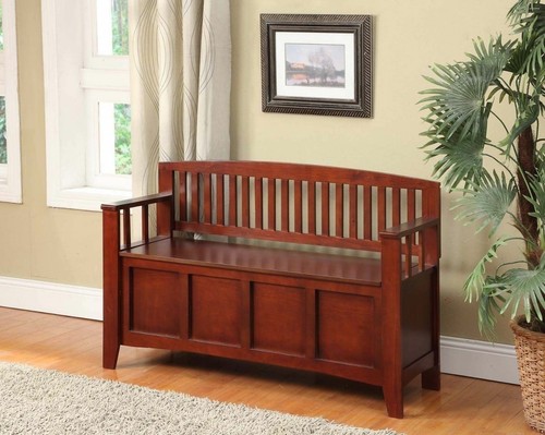 Walnut finish wooden storage - walnut,