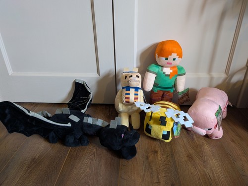 Minecraft characters plushie - minecraft,