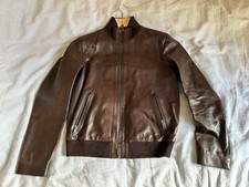 DSQUARED2 Brown Leather Bomber