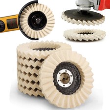 UP 10PCS Wool Felt Flap Disc