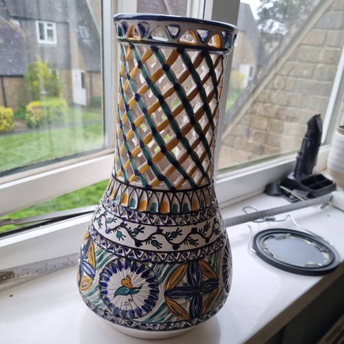 Hand painted tunisian - hand-painted, ceramic