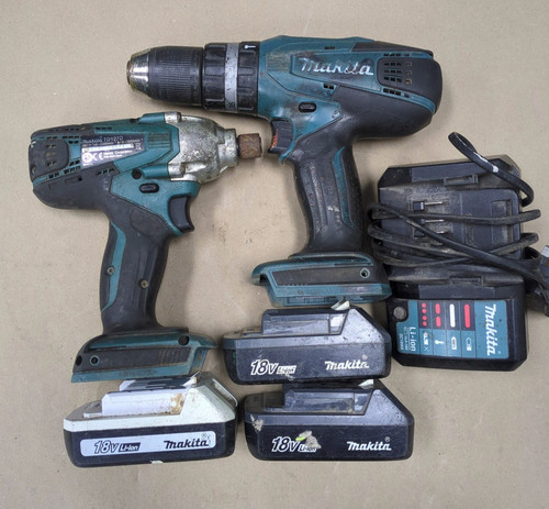 Makita 18v cordless drill - 18v, +
