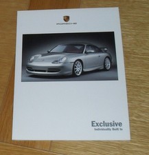 Porsche Exclusive Accessories Brochure 1999-2000 Boxster 986 911 996
