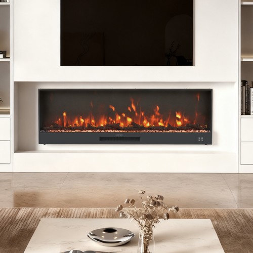 Electric fireplace media - fireplace, fire
