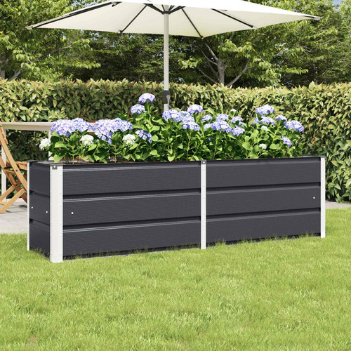 Planter anthracite steel - planter,