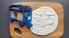 Shepherds Hut shaped cookie cutter, ideal for biscuit fondant baking clay craft