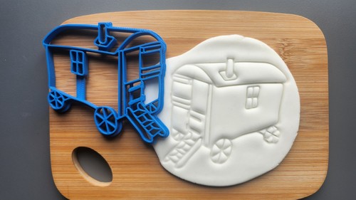 Shepherds hut shaped cookie - shaped,