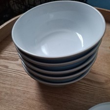 6  x Denby Colonial Blue