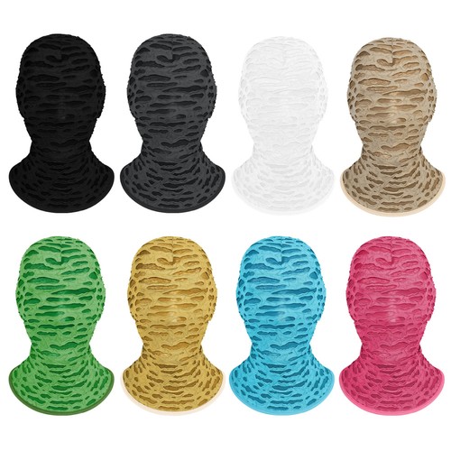 Ripped mesh balaclava - ripped, full