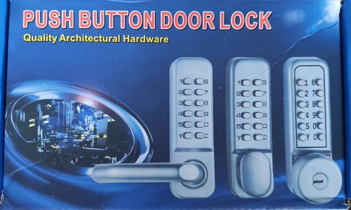 Mechanical push button - push,