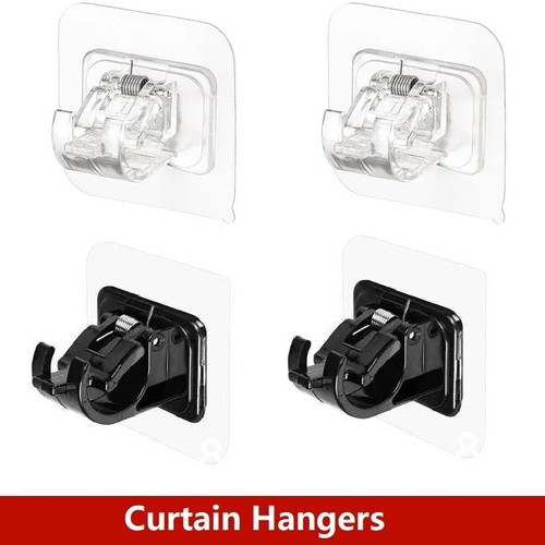Self adhesive curtain rod - curtain,