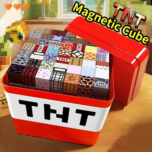 Magnetic building block toy - magnetic,