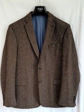 M&S - Herringbone Tweed Lined