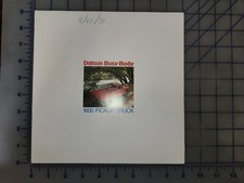 1971 Datsun Pickup Truck Brochure Folder Original