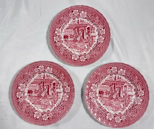 Mason vista pink bread plate - vista,