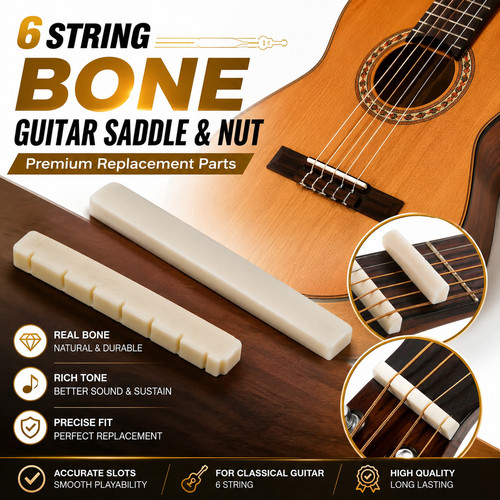Guitar saddle nut 6 - 2, in