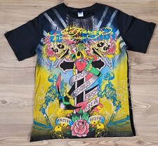 Vintage Ed Hardy Rose Skull Print By Christian Audigier Tshirt - Medium 