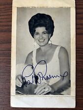 Original Vintage Pat Phoenix Autograph Photo Card Classic TV Memorabilia #1