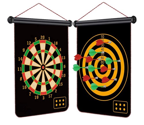 Darts magnetic dartboard - darts, set