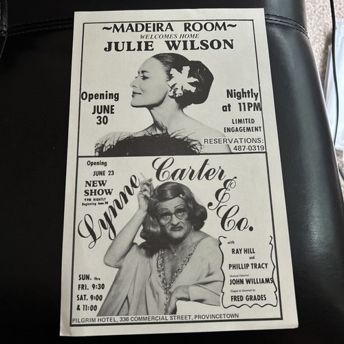 Vintage playbill flyer julie - playbill,