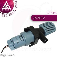 Whale Supersub SS5012 12V Bilge Pump│500GPH│5A│With Low Profile│For Marine Boats